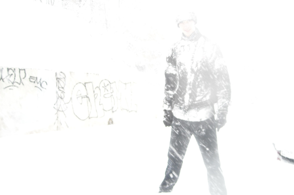homme dans la neige