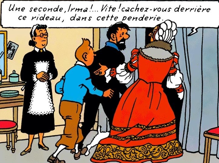 Tintin : la Castafiore parle Ã  Irma