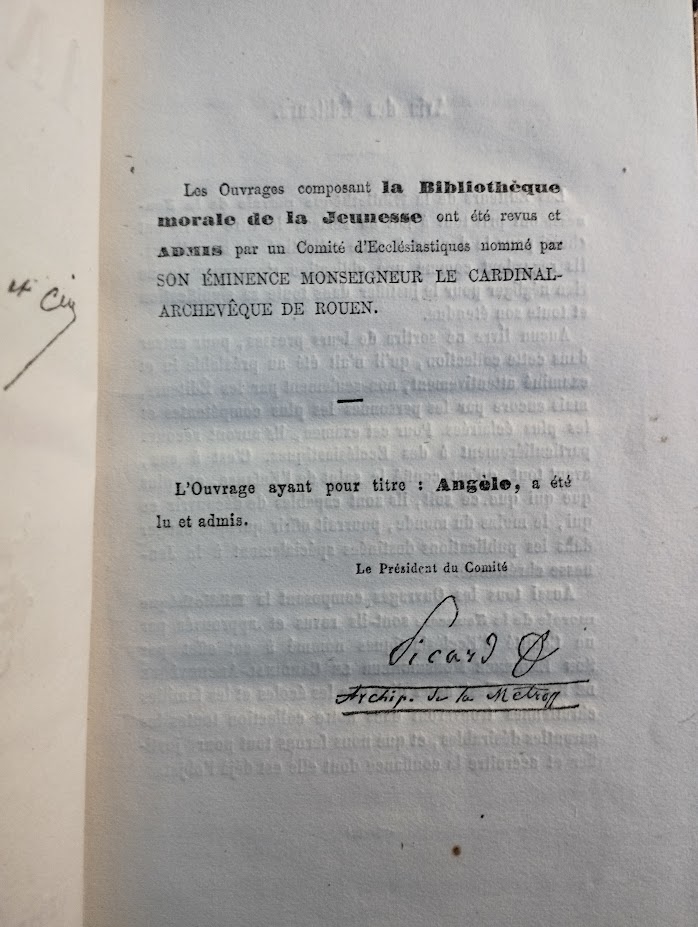 extrait : Angèle, de Michel Auvray