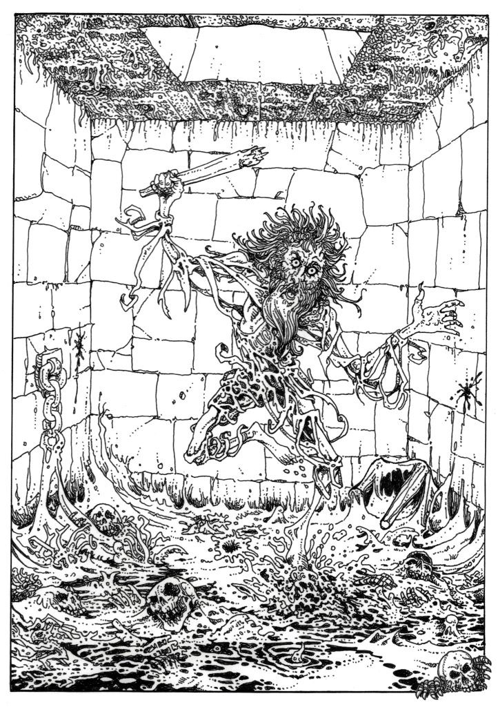 Russ Nicholson - le vieil homme fou (Le Sorcier de la Montagne de Feu)