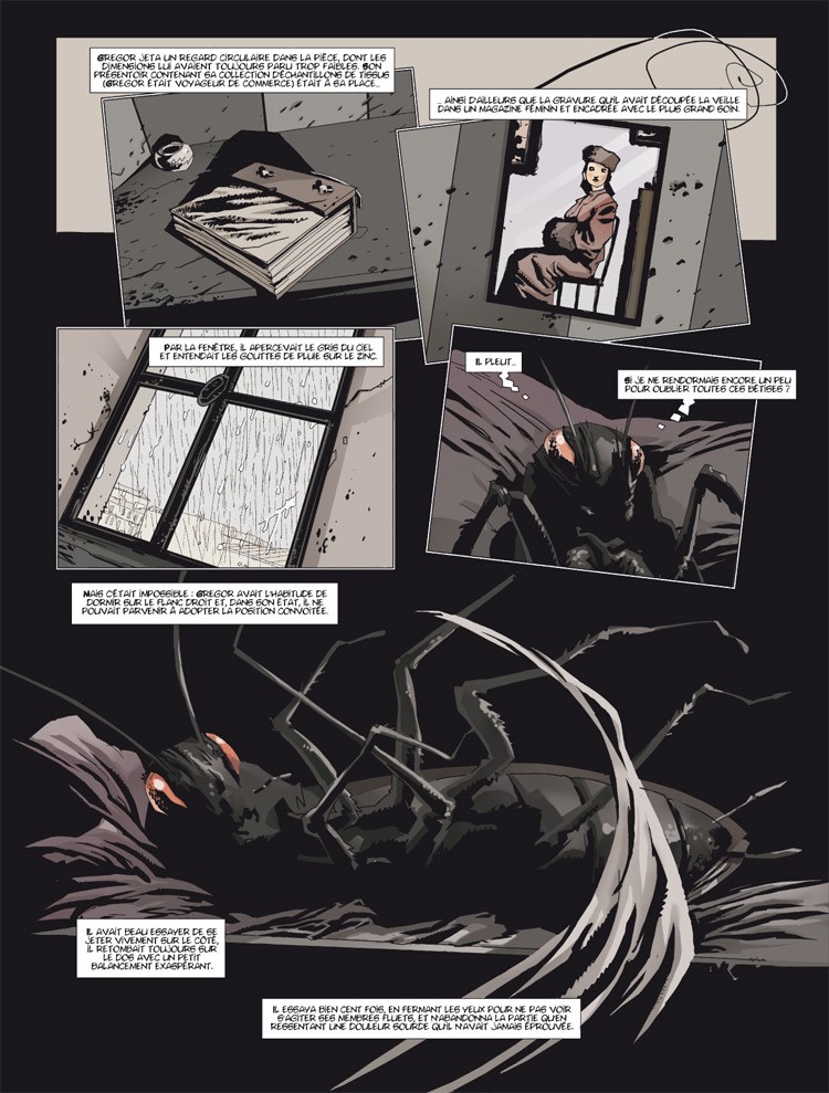 extrait : La métamorphose (Corbeyran/Horne)