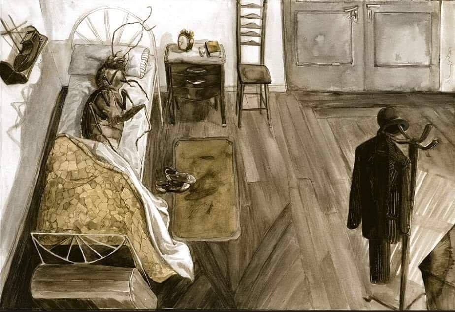 La métamorphose : illustration par Santiago Caruso